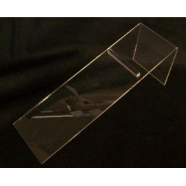 Store Display Fixtures 3 Acrlyic Counter Top Shoe Displys Heel Hold 8.75" Long