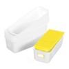 Ciieeo 8Pcs Versatile Plastic Storage Bins for Bathroom Under Sink