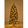 6ft Flocked Pencil Christmas Tree - Pre-lit Frosted Slim Artificial