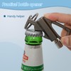 UOOPHEE 3 in 1 Permanent Match Bottle Opener Keychain Kerosene