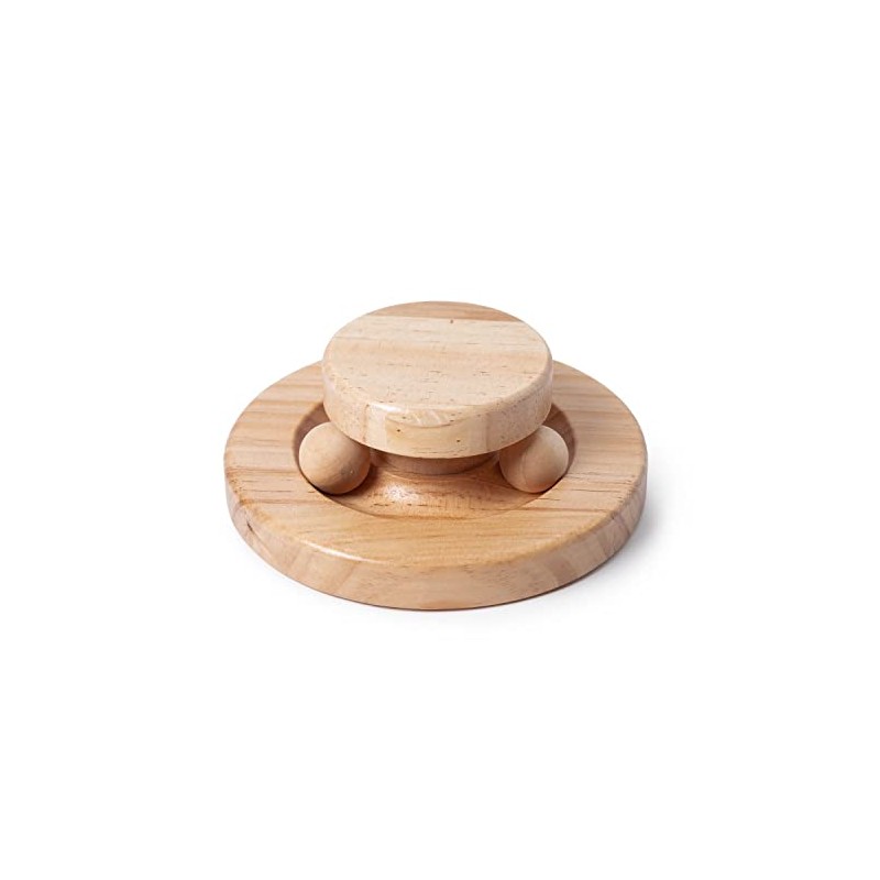 New Living Bamboo Cat Toy, Ball and Track, Turntable and