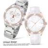 Mipcase Rhinestone Watch Protector Case for Watch Elegant Rose Gold