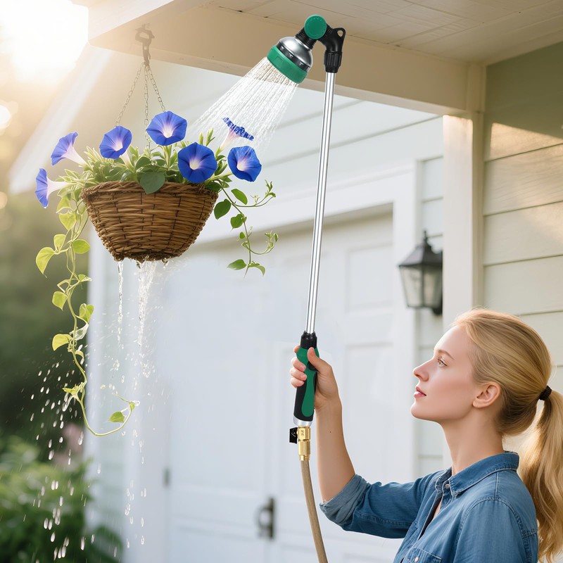 Seatern Watering Wand for Garden Hose, 30 Inch, 10 Spray