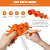 HaeKap 1/4 Inch to 1 Depth Gauge and Pipe Deburring