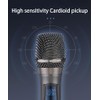 HUACAM Wireless Microphone,Rechargeable Wireless Dual UHF Microphone,Dual Handheld Dynamic Wireless