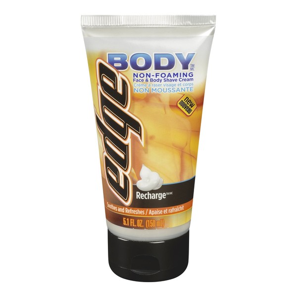 Edge Body Recharge Face and Body Shave Cream, 5 Ounce