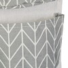 Relaxdays Hanging Organiser, 3 Compartments, Cotton, H x W: 74