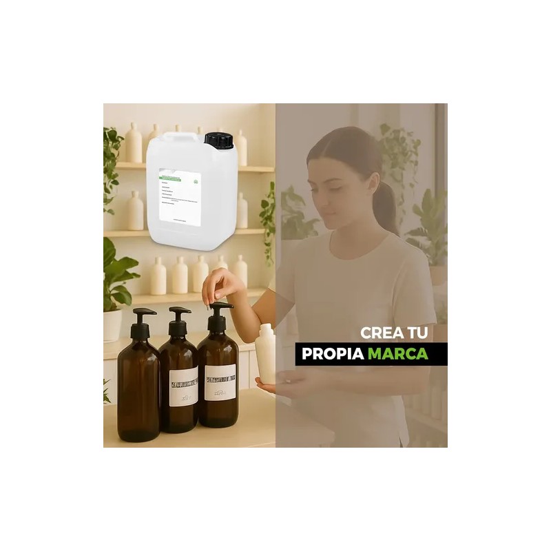 Acondicionador Vegano De Coco 10 Litros Sin Sulfatos Beohemp