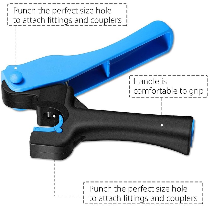Wzzy Gurden Drip Irrigation Hose Cutter, Hole Punch Tool, Irrigation