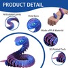 Vayfoni 3D Printed Snake Flexible Articulated Animal Model – Gradient