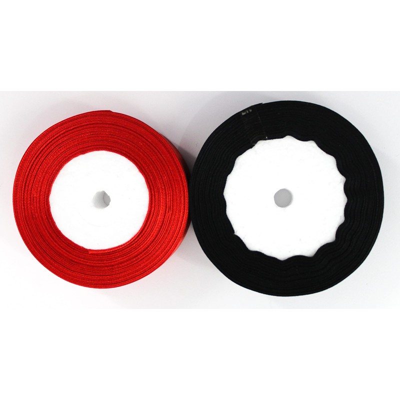 CaPiSo 2 Rolls 22 m Satin Ribbon 25 mm Gift