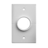 OSD Audio Single Gang Wall Plate with 1-3/8" Cable Hole,