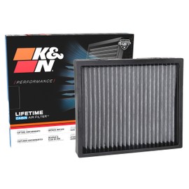 K&N Filtro de aire de cabina premium: alto rendimiento, lavable, flujo de aire limpio a tu cabina: diseñado para modelos de vehículos CHEVY/GMC/BUICK/