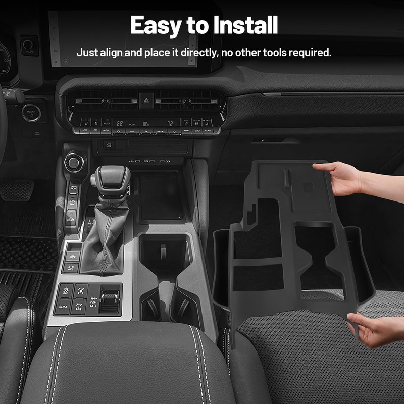 Canvcle Center Console Panel Silicone Storage Box for 2024-2025 2026