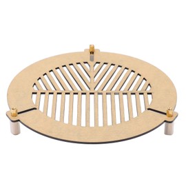 Bahtinov Focus Mask for Telescopes 100 mm to 140 mm, Acrylic Bahtinov Mask Focusing Mask for Tube Outer Diameter of 100 mm to 140 mm, with 3 Sturdy Metal Posts