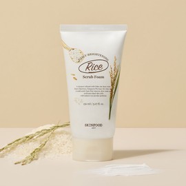 skin food [Skinfood/2 units] Rice Daily Brightening Scrub Foam 150ml / [스킨푸드/2개] 라이스 데일리 브라이트닝 스크럽폼 150ml