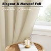 KGORGE Small Window Curtains Blackout Privacy Solid Thermal Insulating Rod