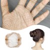 QIANCAIWANG 10 Pcs Invisible Hair Nets for Catering, Hair Bun