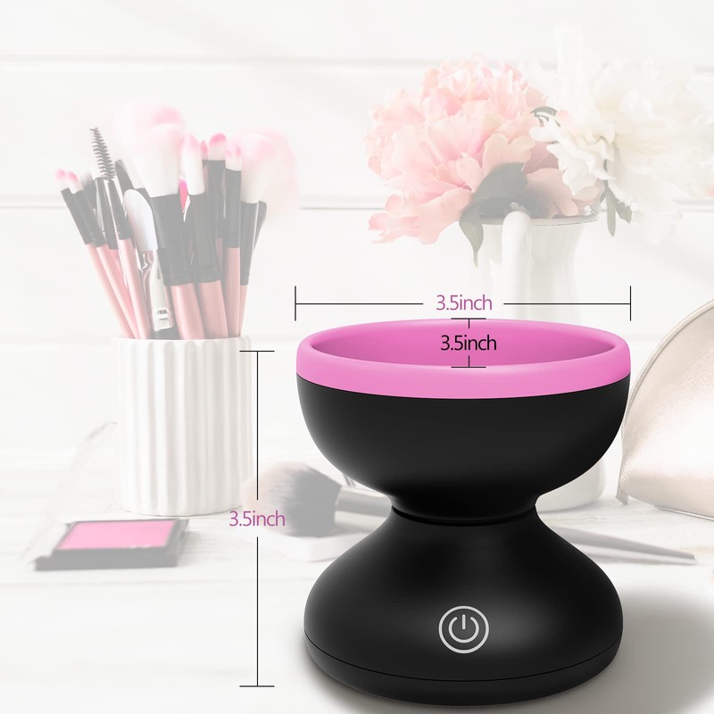 Alljia Makeup Brush Cleaner Machine Quick Cleaning Electric Make up