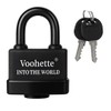 70mm Outdoor Heavy Duty Padlock Small Shackle 4 Keys Hardened