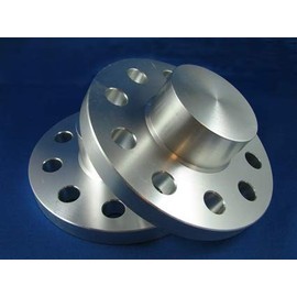 2 Billet Hub Centric Wheel Spacers 5x112 Capped 10mm Compatible with Mercedes with Grease Cap on Front Hub