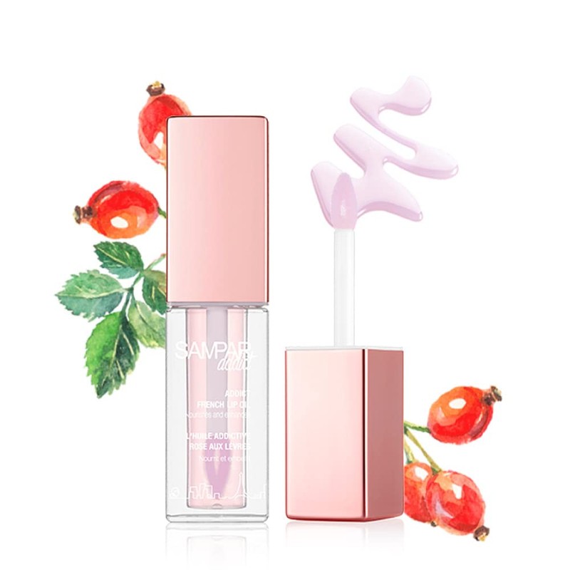 French Lip Oil Rose Hip (Lip Serum), Elegant Gloss and