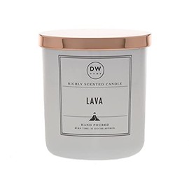 DW Home Hand Poured Richly Scented Lava Medium Single Wick Candle, 9.1 oz