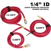 WYNNsky 4 Tire Inflation Deflation System, 1/4’’ Rubber Hose with