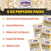 Movie Theater Style 40-Count Popcorn Packs - Pre-Measured 8-Ounce All-in-One