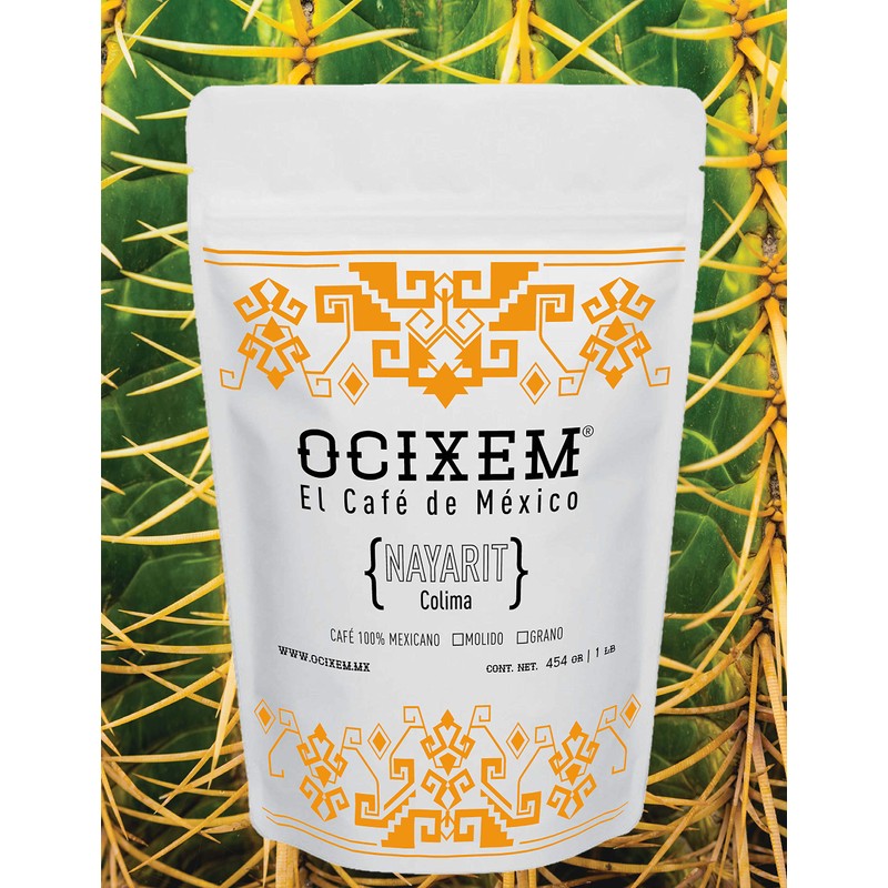 OCIXEM, Café en Grano Colima, Nayarit, 454 gramos