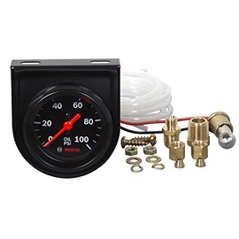 Bosch Style Line Medidor de Presión de Aceite Mecánico 2" Esfera Negra Bisel Negro Modelo SP0F000052
