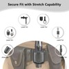 ZGGAZCA Flashlight Holder Duty Belt Basketweave Leather Pouch Accessories for
