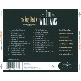 DON WILLIAMS - THE VERY BEST OF DON WILLIAMS NEW CD