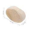 FOMIYES 2pcs Natural Sisal Exfoliating Bath Sponge Oval Shower Loofah