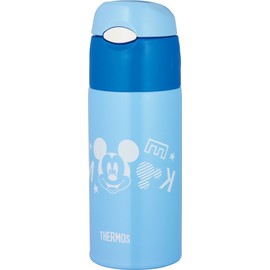Thermos FHL-401FDS BLS Vacuum Insulated Straw Bottle, 13.5 fl oz (400 ml), Mickey Blue Star