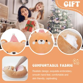 Gisqis Cuddly Toy Brown Bear 45 cm Kawaii Brown Bear Plush Kawaii Brown Bear Cuddly Toy Brown Bear Cushion Cuddly Toy Brown Bear Cushion Cuddly Cushion Birthday Easter Gifts Children Girls