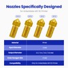 3D Printer Nozzles 12 pcs M5 Nozzle, Park Sung Brass