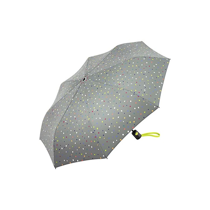 Benetton Pocket Umbrella Mini Automatic Dots, Dots Grey, Compact