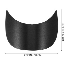 Cabilock 10pcs Hat Brim Support Liners for Baseball Caps Sun Hats Replacement Inserts for Peaked Caps Lightweight Visor Brim Maintainers Compact Accessories for Outdoor Use Black