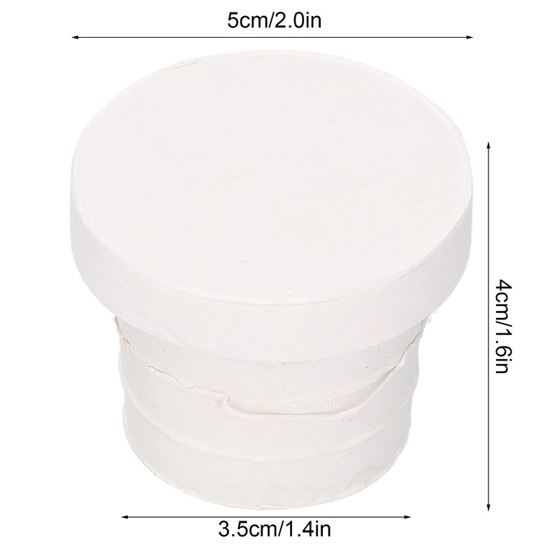 Alvinlite Pool Ladder Rubber Bumper, Set of Two White Ladder