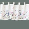 Raebel OHG Panneaux Bistro Curtain Kitchen Curtain Colourful Flowers on