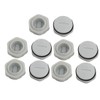 sourcing map GLW-M20G Nylon Male Thread Cable Gland End Cap