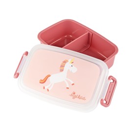 sigikid 25368 Unicorn Lunch Box with Divider, BPA-Free, Safe, Lightweight, Recommended for Children from 1 Year