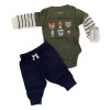 Carter's Newborn Carter's 2 Piece Pants and Shirt Animal Outdoor