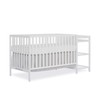 Dream On Me Synergy Convertible Crib and Changer in White