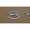 Truckemblems 2pcs Silver Impala Flying Left Right Side Pillar Emblem
