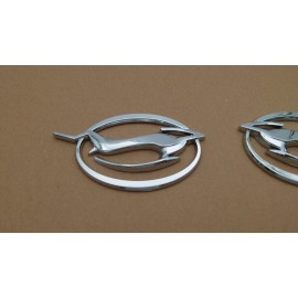 Truckemblems 2pcs Silver Impala Flying Left Right Side Pillar Emblem Nameplate 10253595