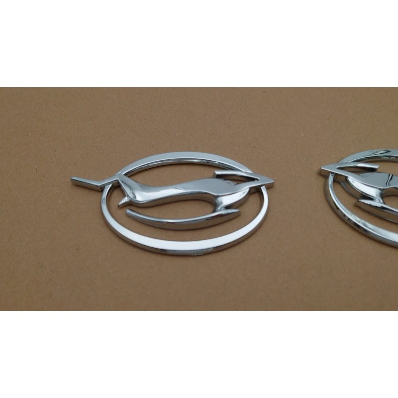 Truckemblems 2pcs Silver Impala Flying Left Right Side Pillar Emblem