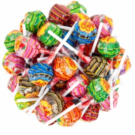 CHUPA CHUPS Lollipops, Assorted Flavors, Classic Vintage Bulk Candy (1 Pounds)