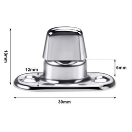 Dzxin Turnbutton Twist Fastener, 10 Sets Canvas Twist Lock Fasteners, Bag Clasps and Closures Supplies for Bags Making,Twist Locks for Boat Canopy Canvas Cove